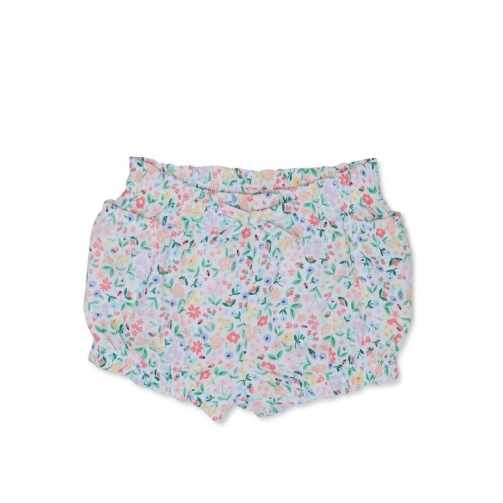 Baby Girl Floral Ruffle Bloomers 12M Garanimals Diaper Cover Summer Outfit